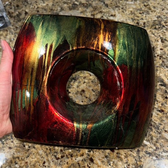 Multicolor Abstract Vase - Picture 3 of 4